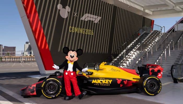 Formula 1 scores new partnership with Disney; to commence in 2026