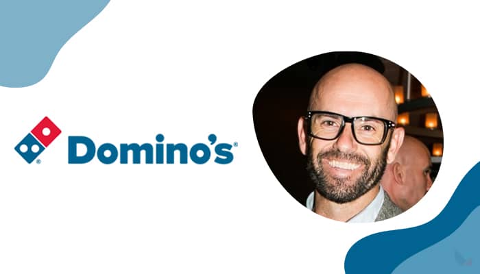 dominos pizza cmo adam ballesty