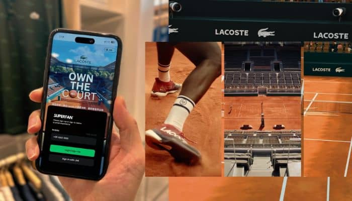 content lacoste gamify tennis 2025