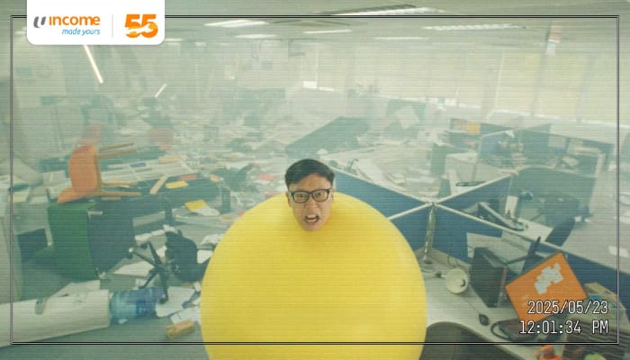 Max the Stress Ball unleashes rage against Income Insurance in new campaign with BBH Singapore