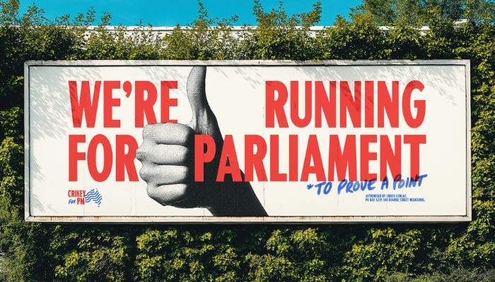 Crikey’s latest campaign with DDB Melbourne shows why they’re the real election winners–kind of