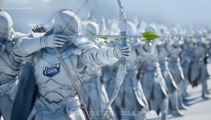 dermiCool wondrlab ai ad film 2025
