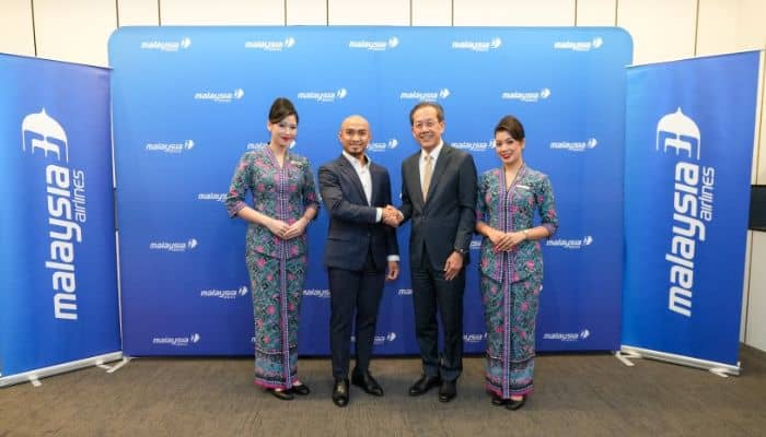 马来西亚航空公司最新品牌敲击Azizizulhasni Awang作为品牌大使