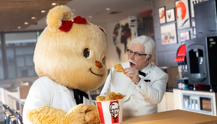 KFC Thailand teams up with Butterbear to debut Nong Noey as new brand figure