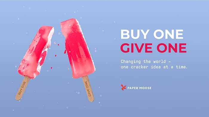 paper moose buy one give one initiative