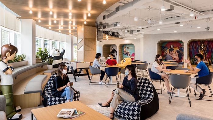 WarnerMedia Singapore Office-cafe