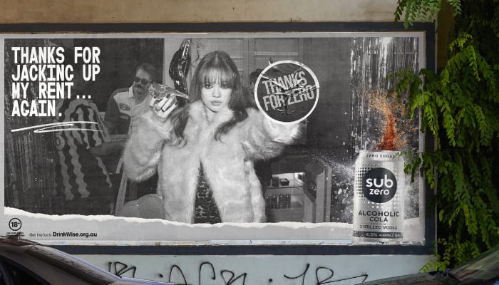 Reimagined Sub Zero alcoholic cola returns for Gen Z with ‘Thanks for Zero’ campaign