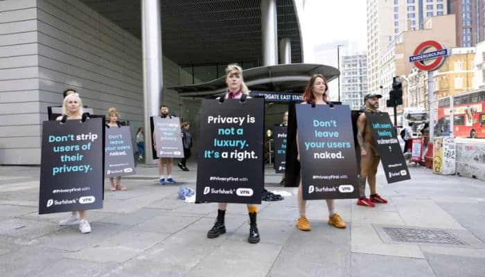 Surfshark’s thought-provoking ‘naked people’ campaign highlights social media privacy concerns