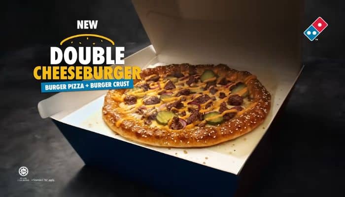 Domino’s MY rolls out ‘Double Cheeseburger Pizza’ in new campaign featuring one-two punch product collab