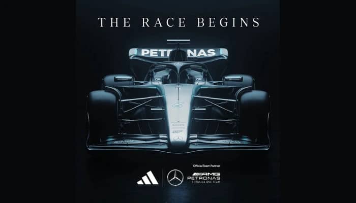 adidas signs multi-year partnership with Mercedes F1 team