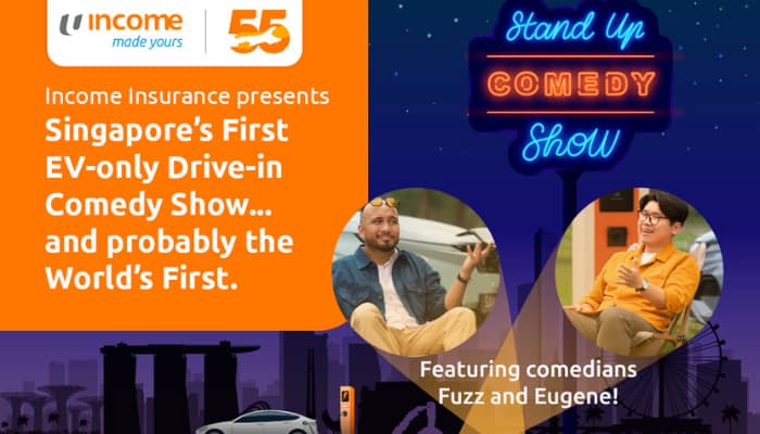 Income Insurance launches drive-in comedy show to raise awareness on EV adoption