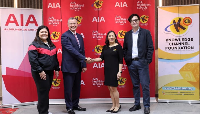 AIA Philippines collaborates with Knowledge Channel to promote healthy lifestyles for Filipino students