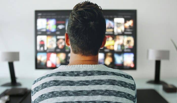 ManWatchingTV