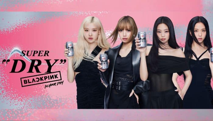 asahi super dry blackpink collab