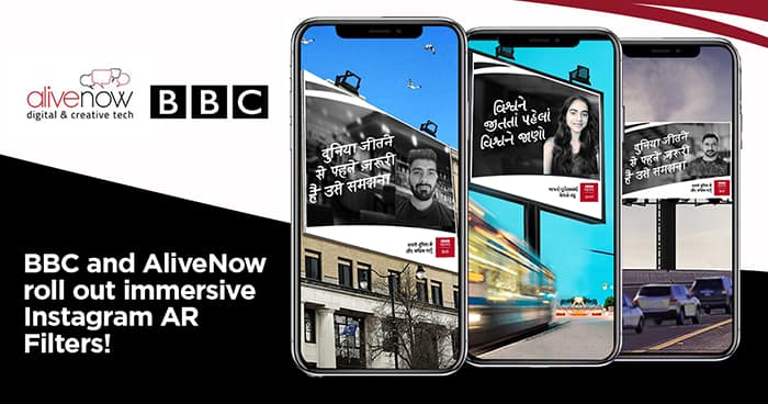 BBC News collaborates with AliveNow to launch Instagram AR filters in 6 Indian languages