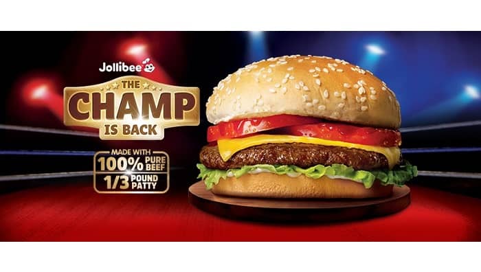 Jollibee Champ is Back