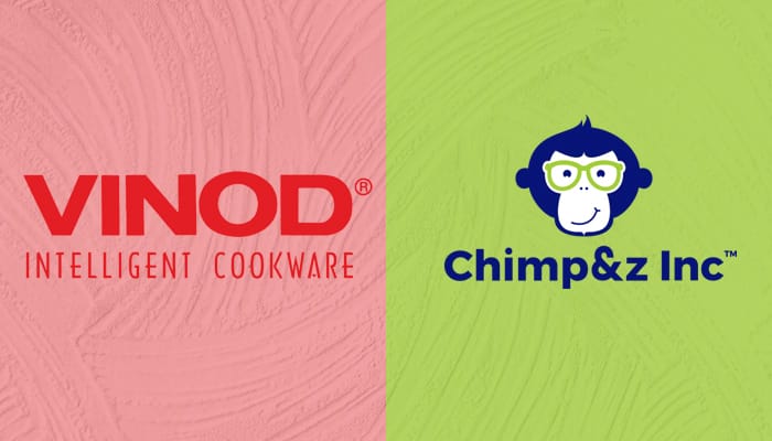 vinod cookware x chimp&z inc