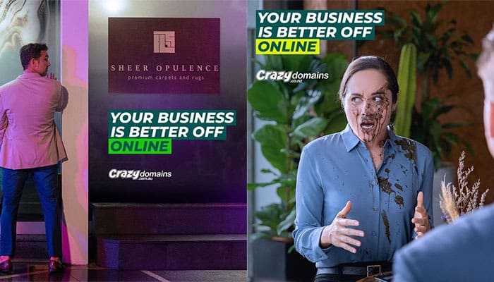 crazy domains nz campaign