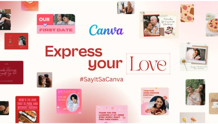 Canva PH launches #SayItSaCanva campaign with new visual designs for Valentine’s Day