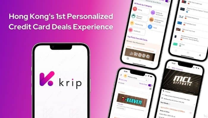 krip's HK mobile app now offers personalised credit card deals