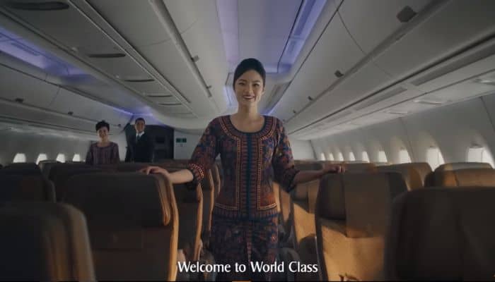 Singapore Airlines ad campaign