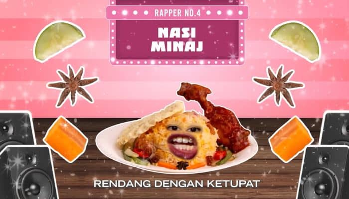 Staple dish Nasi Lemak becomes rapper ‘Nasi Menaj’, other quirky characters in this campaign for Hari Raya