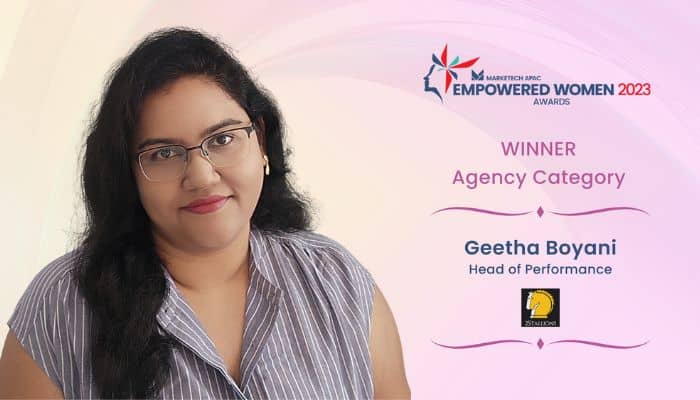 #EmpoweredWoman2023: 2Stallions’ Geetha Boyani on making the big jump from civil engineering to marketing leadership