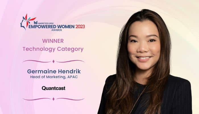 #EmpoweredWoman2023: Germaine Hendrik on helming the regional marketing of adtech firm Quantcast