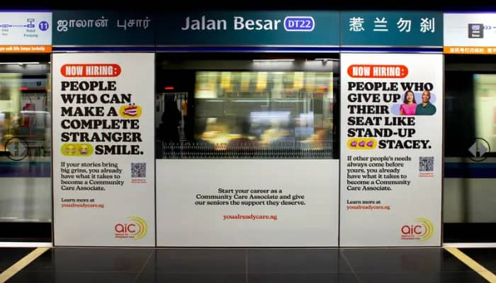 Singapore’s Agency for Integrated Care launches witty recruitment campaign via The Secret Little Agency