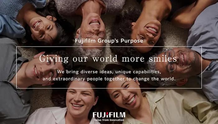 Fujifilm celebrates 90th anniversary with a smile through first ever-global purpose