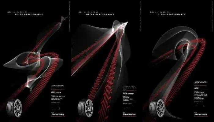 Bridgestone showcases brand performance and quality through art and technology