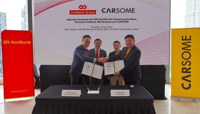 CARSOME secures RM100m in financing facility from AmBank Group to bolster capacity for future growth