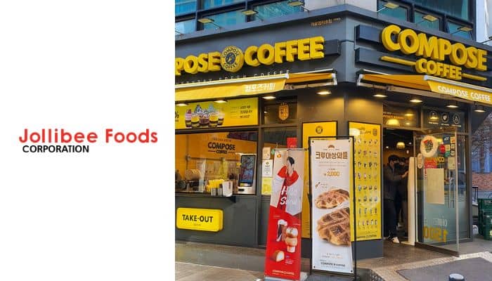 Jollibee Foods Corporation acquires majority stake at South Korean coffee chain Compose Coffee