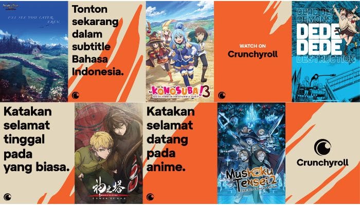 Crunchyroll launches new campaign in Indonesia to celebrate more anime titles added