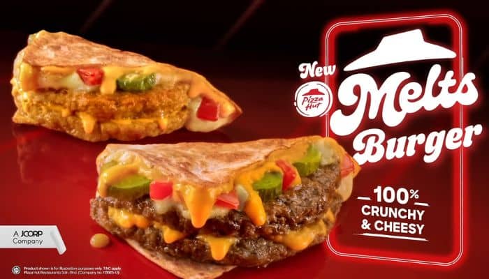 Pizza Hut announces addition of Melts Burger item in new campaign with MBCS