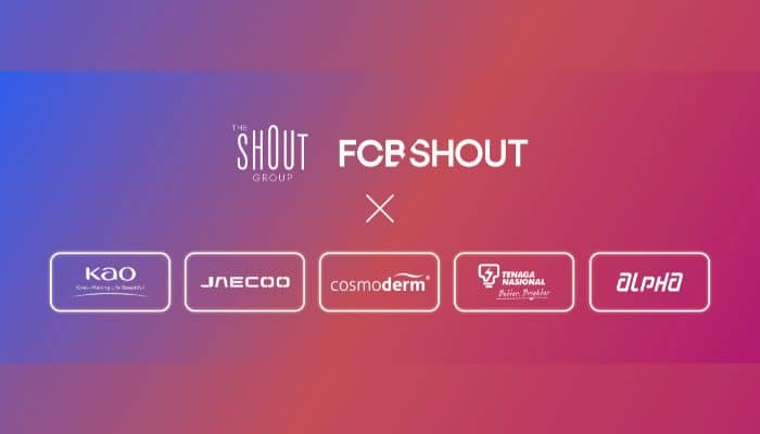 The Shout Group signs five new clients for FCB SHOUT