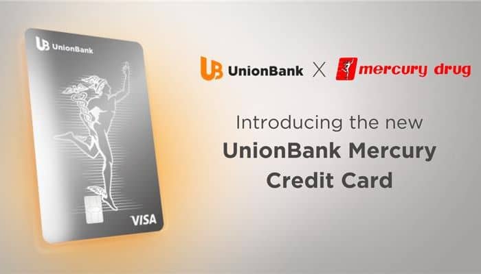 UnionBank, Mercury Drug release co-branded credit card dedicated for health & wellness rewards