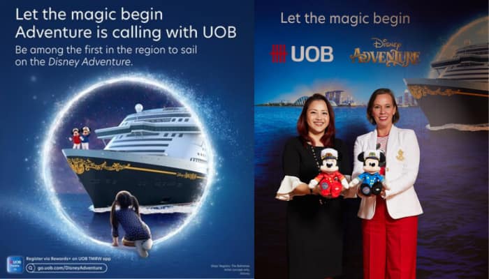 UOB collaborates with Disney Cruise Line to reward cardholders booking on ‘Disney Adventure’ cruise