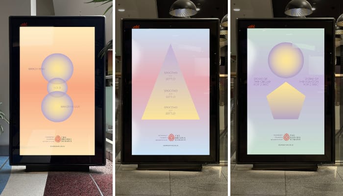 Oblong, Brahma Kumaris aids stressed holiday shoppers to be calmer in new campaign Australia – Oblong, the new creative venture from award winning creative leader Justin Ruben, worked with spiritual organisation Brahma Kumaris to create a series of posters to help people feel a little calmer at the most stressful time of year, the holiday shopping period. Working together with people inside the Brahma Kumaris, Oblong spoke to psychologists and experts in art therapy to make sure the posters, when viewed and read, gave people a sense of calm. Data was then used in the media buying process to make sure the posters have been placed in areas where people needed them most and as they felt the most stressed, certain areas of the CBD, shopping precincts, shopping car parks and the middle of suburban shopping centres were chosen. Gabrielle Martin, director of programs and events at Brahma Kumaris said, “We love the calming shapes created by Oblong and the way they can create a little light for people at this very stressful time.” Meanwhile, Oblong CCO and founder Justin Ruben commented, “I think we can all admit, this year has been difficult for a lot of people, with the cost of living crisis and various world events. Hopefully these posters can provide people with a little bit of calm, even when they’re running around the streets doing last minute Christmas shopping.” The Brahma Kumaris are also planning an event at the Sydney Opera House in April which they hope will bring even more lightness to people’s lives.