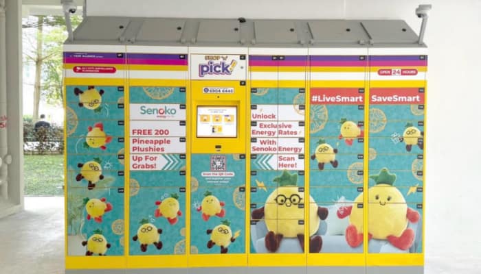 Senoko Energy, ABrandADay offers plushies in lockers through activation with Pick Network, Target Media