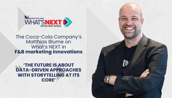 What’s NEXT: The Coca-Cola Company’s Matthias Blume on continuously evolving marketing innovations for F&B brands