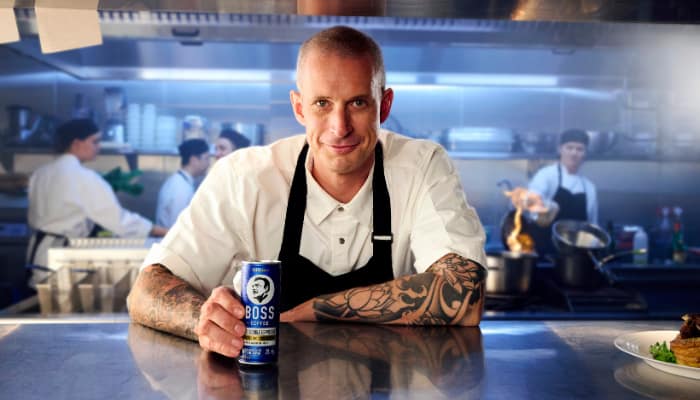 Suntory BOSS Coffee teams up with YouTube star Andy Hearnden to celebrate power of ambition