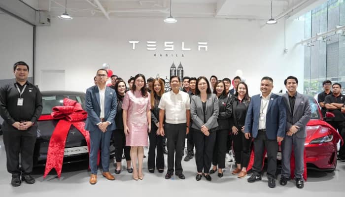 Tesla opens headquarters in PH; urged to manufacture EVs locally by PH president