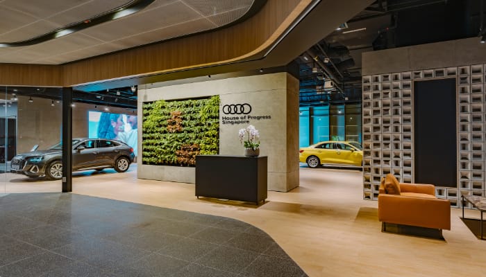 Audi unveils flagship showroom in Singapore ahead of public opening