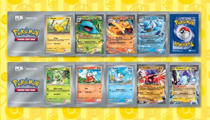 Pos Malaysia rolls out special stamp set featuring Pokémon TCG