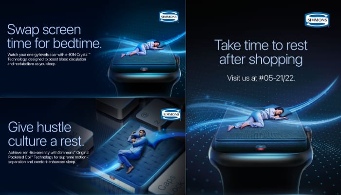 Simmons, McCann Worldgroup Singapore encourages Singaporeans to prioritise sleep in latest campaign