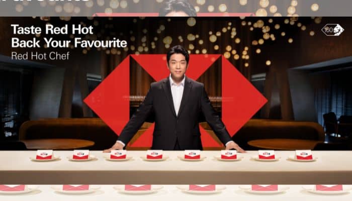 hsbc creditcard red hot reality show