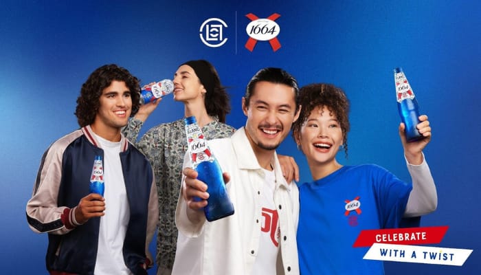 Carlsberg’s 1664 teams up with CLOT for street fashion collection
