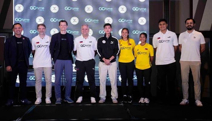 GoTyme Bank named as official bank partner of the Philippine Football Federation