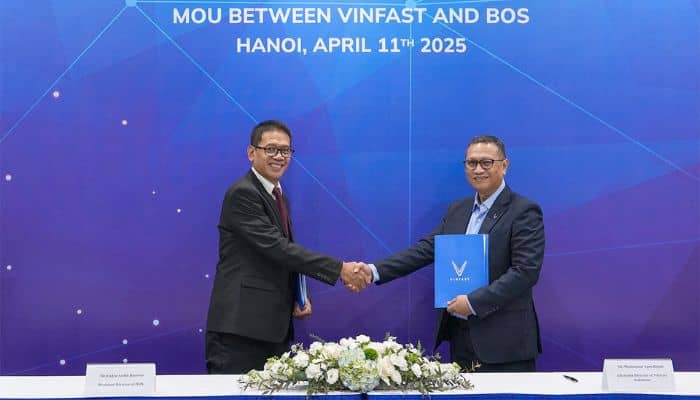 vinfast bengkel bos partnership indonesia